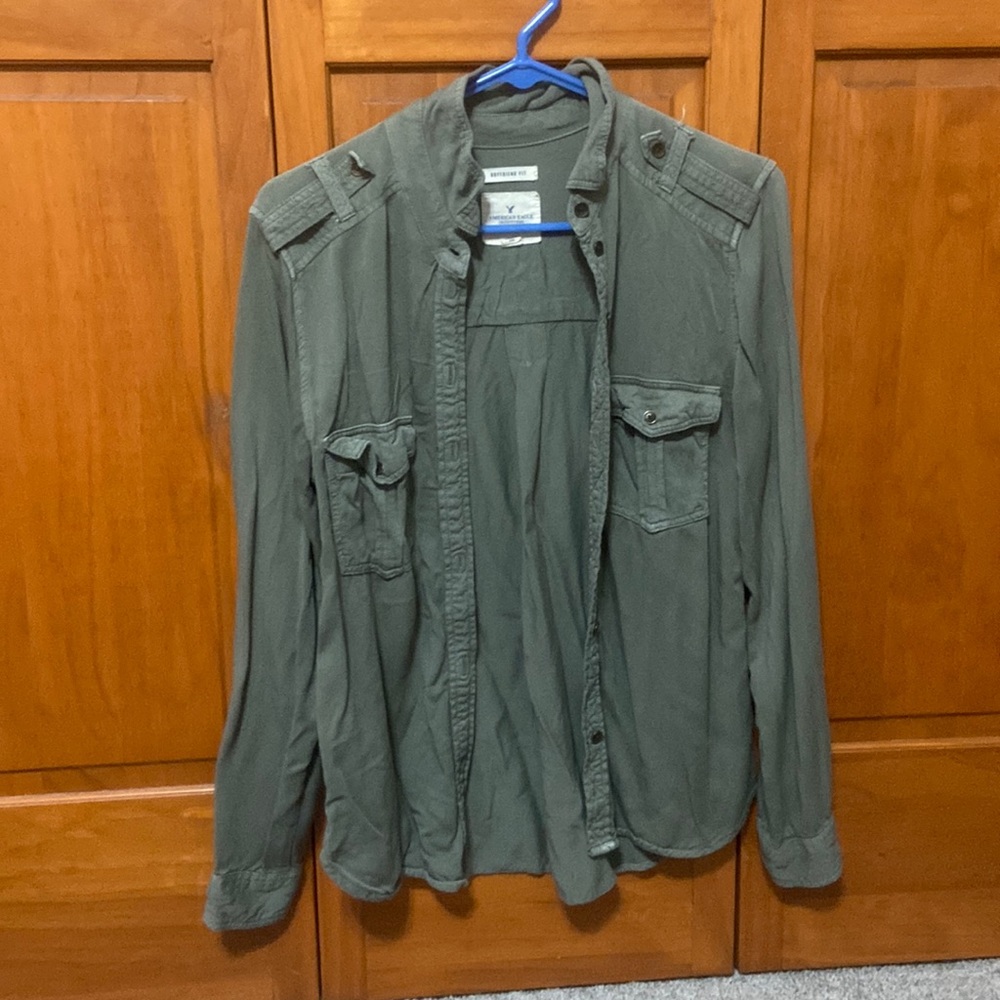 America eagle button up jacket